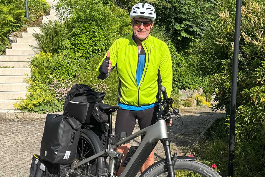 Route 66: Franz Blankl radelt für den guten Zweck